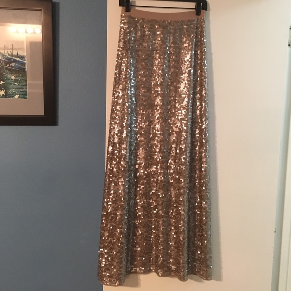 Bcbg pearl sequin maxi skirt - Picture 7 of 8